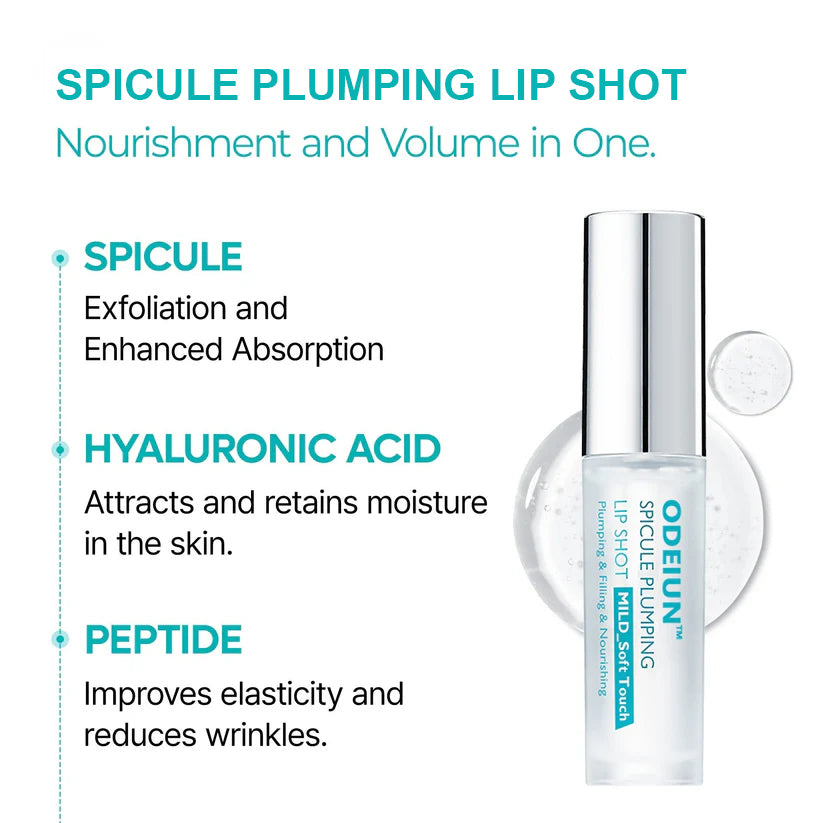 š„ ODEIUN⢠Spicule Plumping Lip Shot