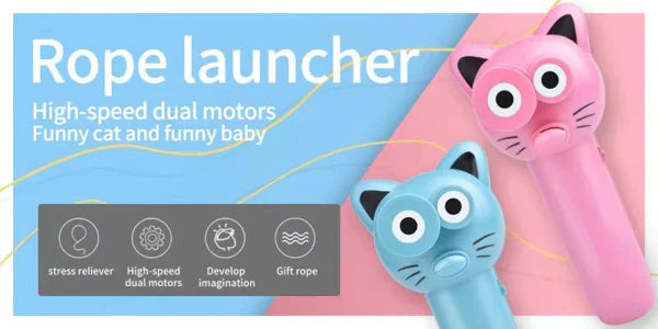 Rope Launcher Stress Relief Toy – Fun & Relaxing for All Ages